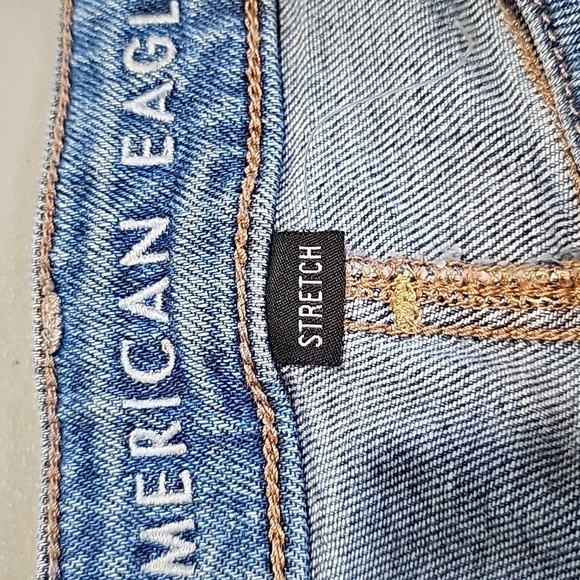 American Eagle size 0 stretch high rise mom jeans - Picture 6 of 8